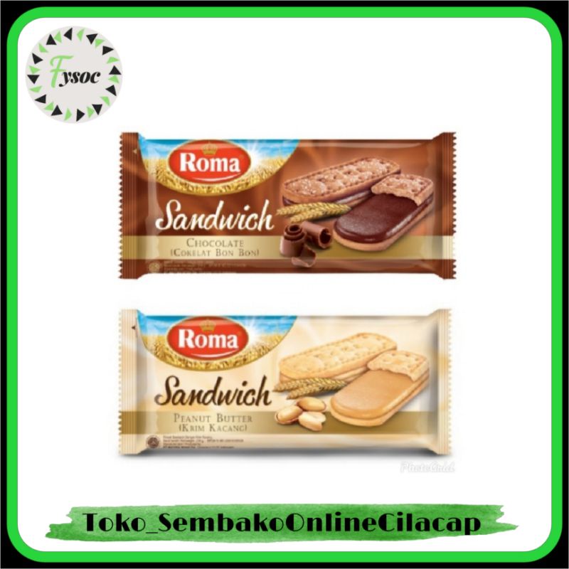 ROMA SANDWICH RASA COKELAT PEANUT BUTTER