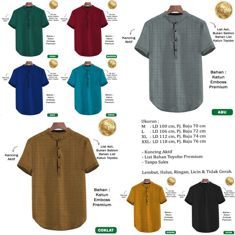 Baju KOKO pria Modern