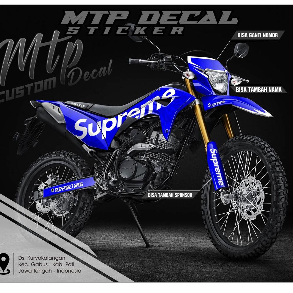 CODE SALE 274 Decal Stiker Dekal Sticker CRF 150 L Custom Full Body MTP 029 PROMO MOTIF SUPER Shopee Indonesia