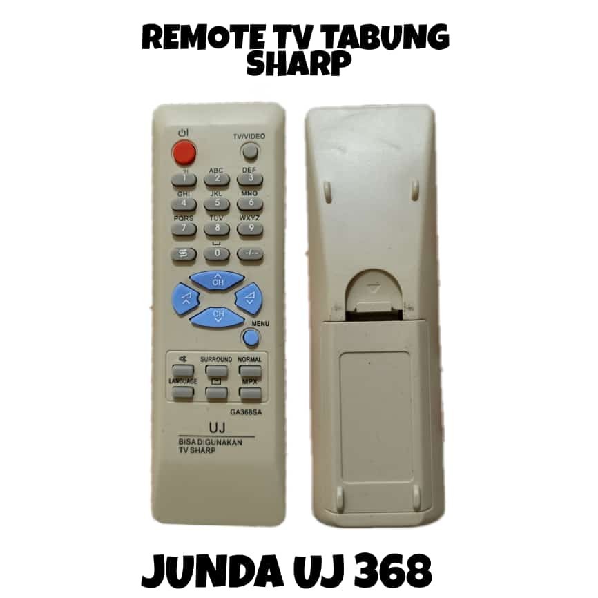 REMOTE MULTI UNTUK TV SHARP 368 SA (SHARP PUTIH) SEPERTI ORIGINAL