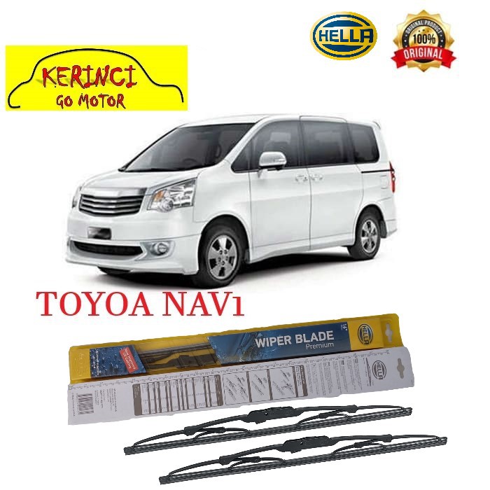 WIPER TOYOTA NAV1 HELLA PREMIUM 26&quot; &amp; 14&quot; SEPASANG WIPER TOYOTA NAV