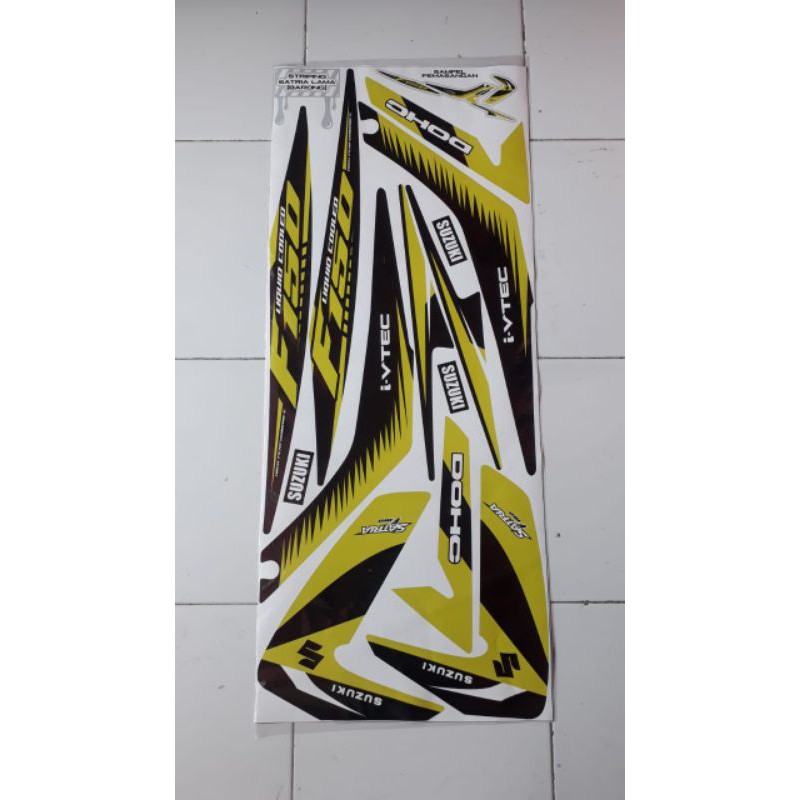 STRIPING VARIASI SATRIA FU BARONG