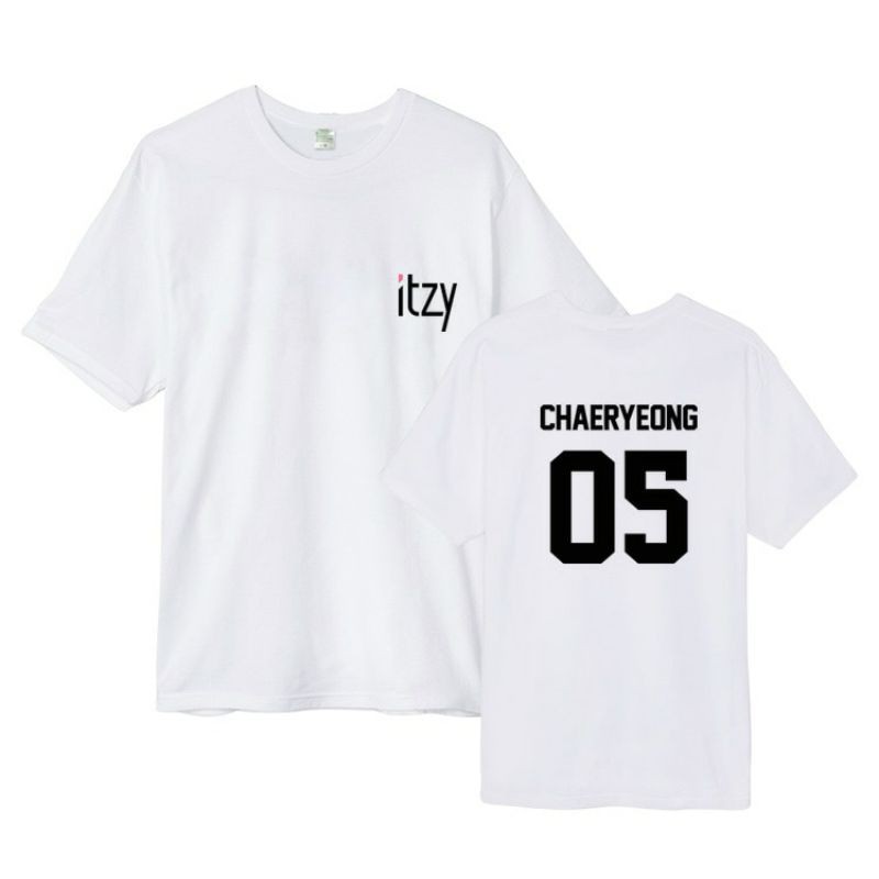 Baju Kaos Kpop itzy logo &amp; request nama nomor