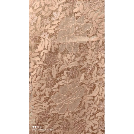 Kain Chantily Brokat Kebaya Semi Paris (2.5m x 1.45m)