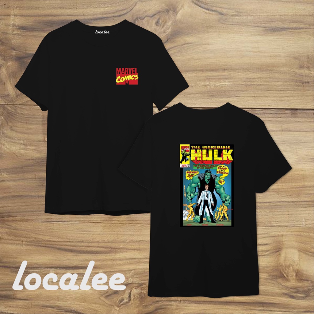 KAOS MARVEL COMICS HULK - KAOS UNISEX MARVEL COMICS- MARVEL COMICS TSHIRT UNISEX HULK