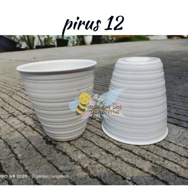 Pot Tawon MADU Tirus 12 Putih pot bunga pirus 12 grosir Pot Tawon MADU Tirus 12 Putih pot bunga pirus 12 grosir