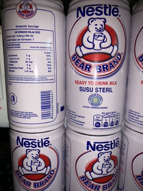 Susu beruang Bear Brand 189 ml