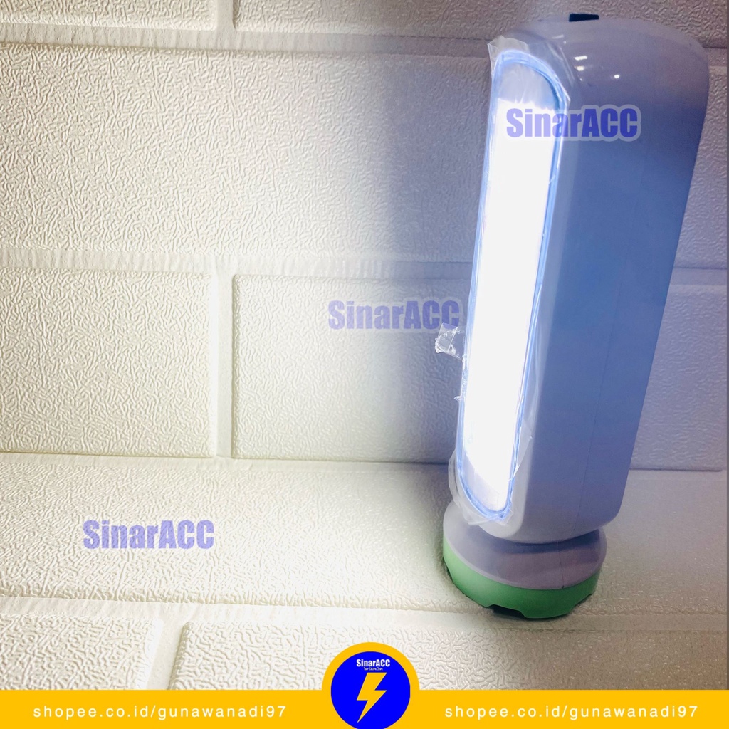 Senter emergency push on 1703 5 WATT + 10 WATT senter panjang senter mini charge 1703 20 watt senter led