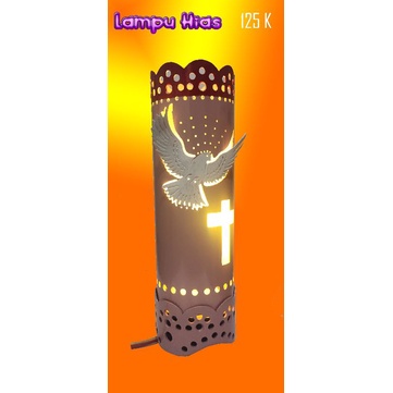 Lampu Hias Corak Merpati Salib