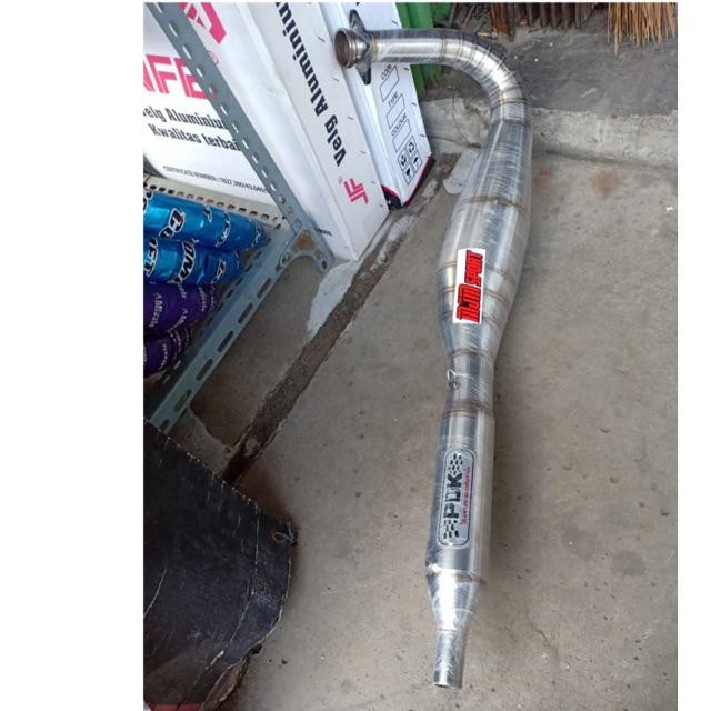 Knalpot RX king PDK tello full stenlis