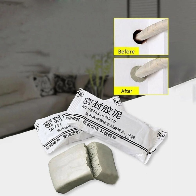 [Air-conditioning Hole Waterproof and Insect-proof Sealing Glue] [Sewer Kitchen and Bathroom Pipe Waterproof and Windproof Sealing Mud] [Wall Hole Repair Sealing Mud]
