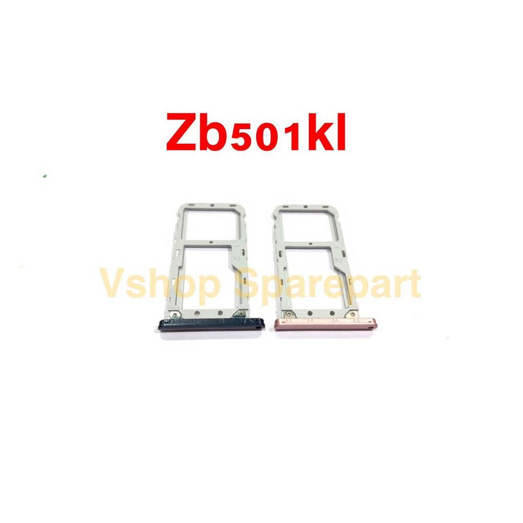 Tempat Dudukan Simcard Simtray Sim Tray Card Lock Asus Zenfone Live ZB501KL