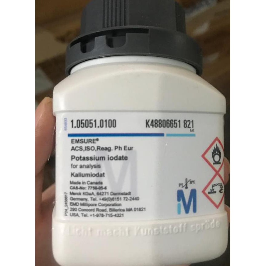 Promo POTASSIUM IODATE/ KIO3, 100 GR, MERCK, 105051 Terbaru