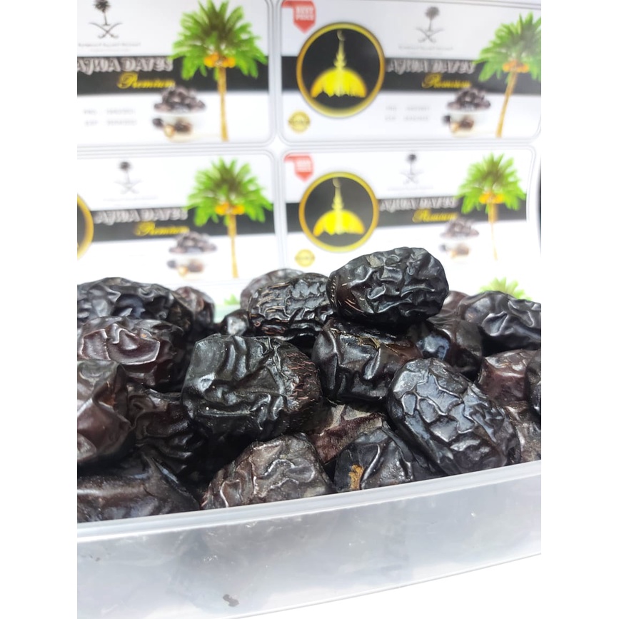 Kurma Ajwa al-Madina Premium 1kg / Kurma nabi / Kurma Ajwa Original//OLEH OLEH HAJI DAN UMROH