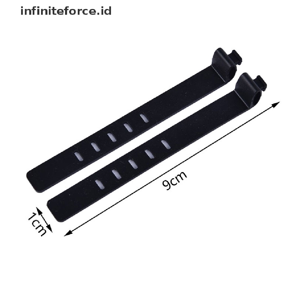 (infiniteforce.id) 2pcs Klip Organizer Kabel Data / Charger / Earphone Bahan Silikon