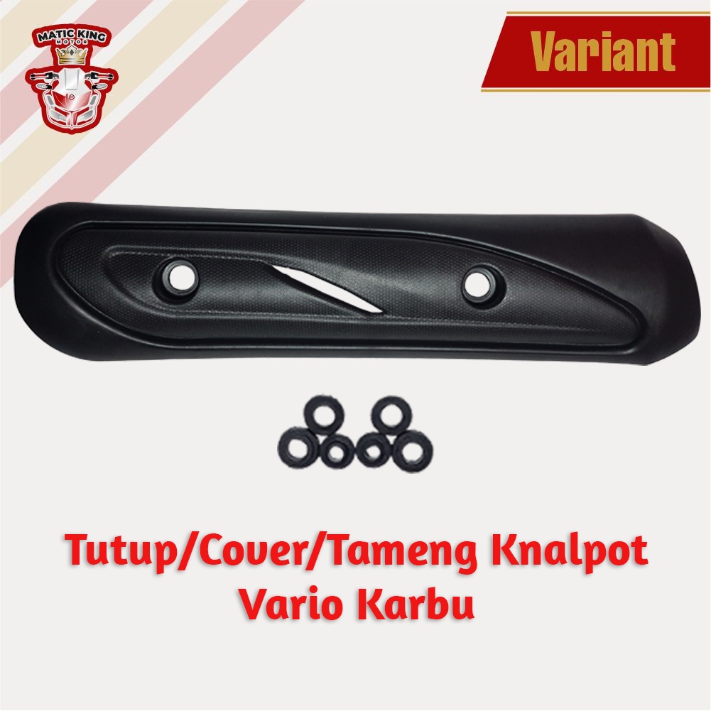 Tutup Cover Tameng Knalpot Honda Vario 110  Techno Karbu Maticking