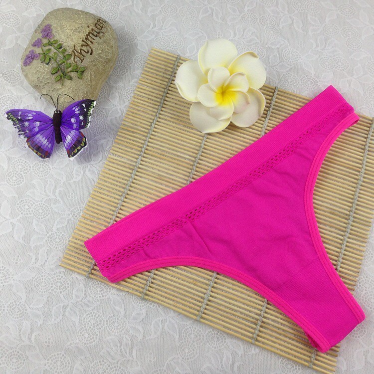 G-String Celana Lingerie Sexy Model Seamless Bahan Nylon C081