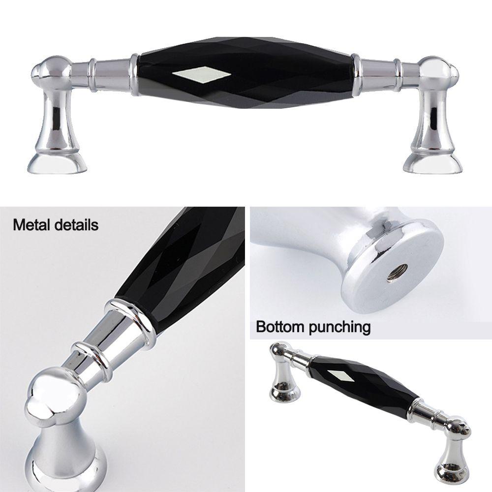 TOP Crystal Handle Modern Zinc Alloy Lemari Furniture Hardware Gagang Lemari