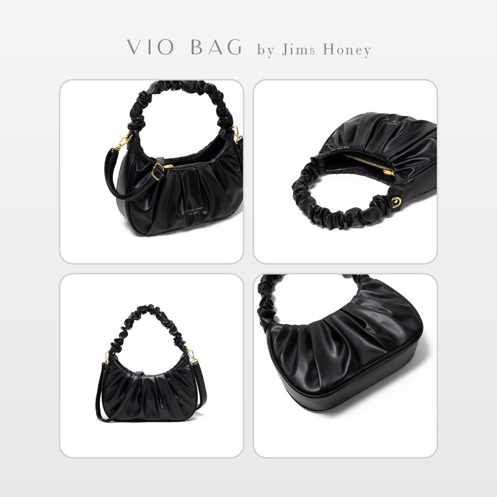 Vio Bag Jimshoney - Tas Selempang Wanita Stylish Korea Simple Import Fashion Trendy