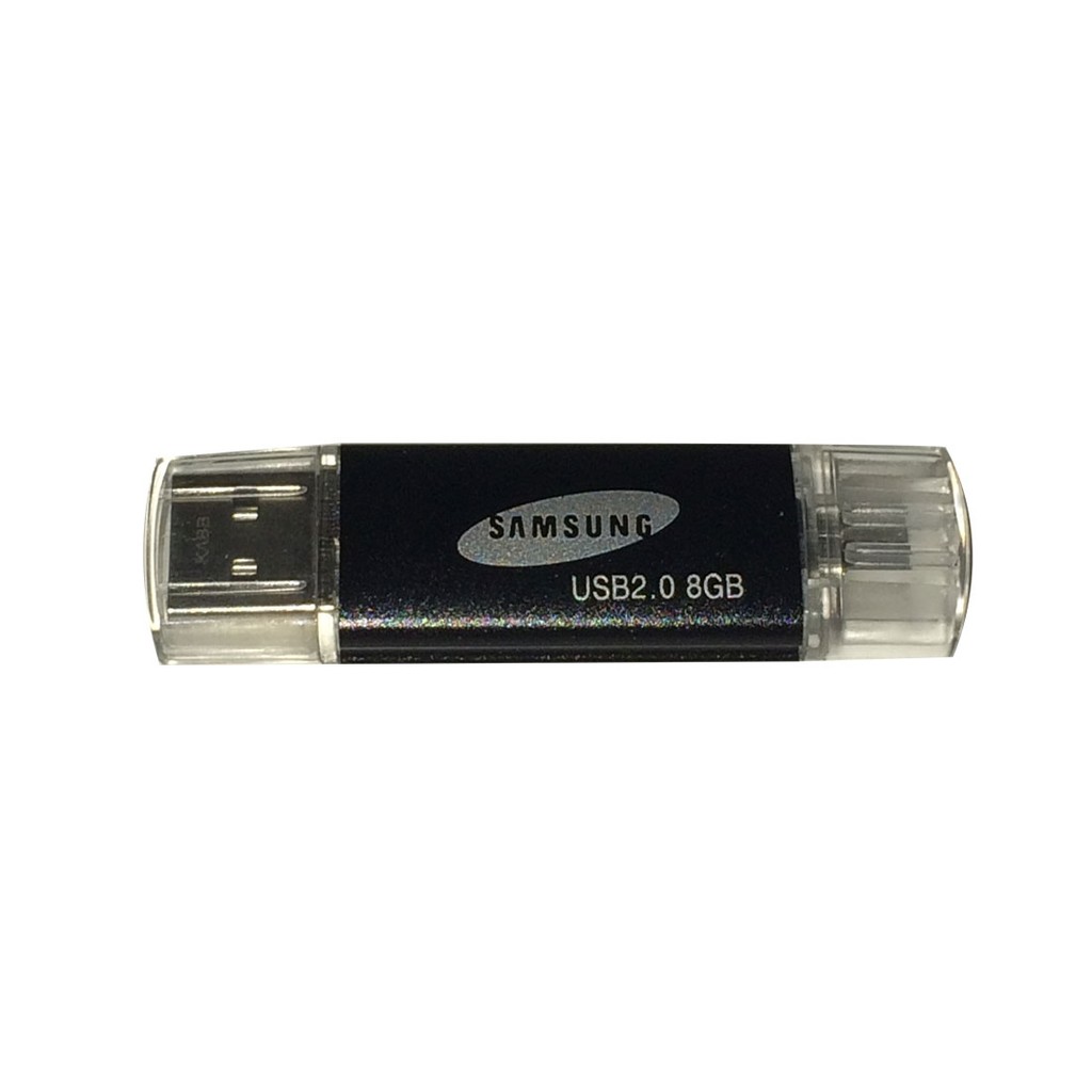 Samsung Flashdisk 2in1 USB 2.0 and Micro USB flashdisk otg 8 gb / 16 gb / 32 gb warna random