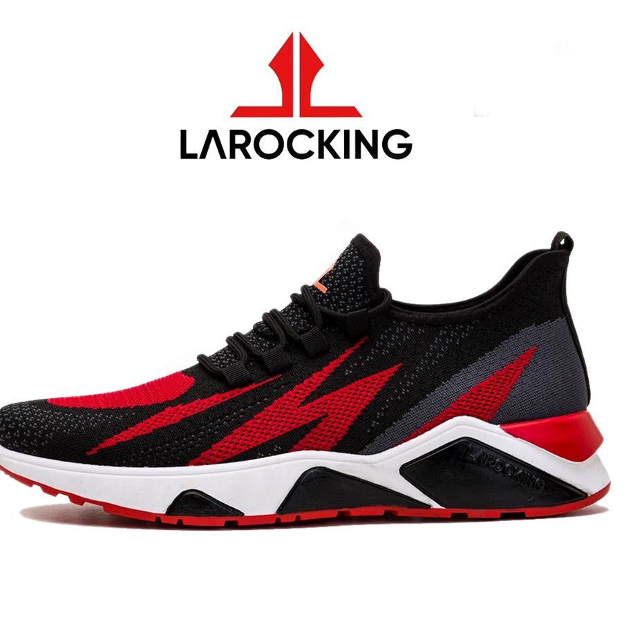 Muraaaahh.. (OBRAL NODA) Larocking - Nexus Merah Hitam | Sepatu Sneakers Running Gym Shoes Sports