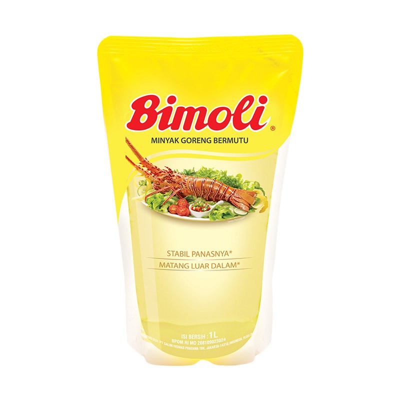 Minyak Goreng Bimoli 1 liter 1000ml bimoli 1L Grosir minyak sawit kelapa sawit minyak goreng bimoli 1liter refill pouch