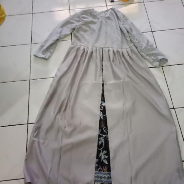 Set Cp Sarwendah Faridah Couple Devita Gamis Brukat Batik 8 Warna