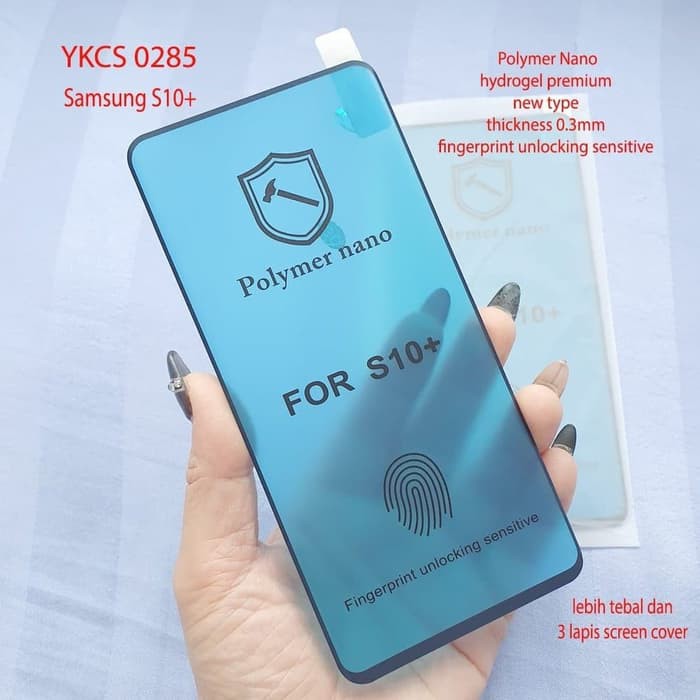 TEMPERED GLASS POLYMER NANO FULL LEM FOR S8.S8+.S9.S9+.S10.NOTE 8.9.10.HUAWEI MATE 20 PRO.P30 PRO