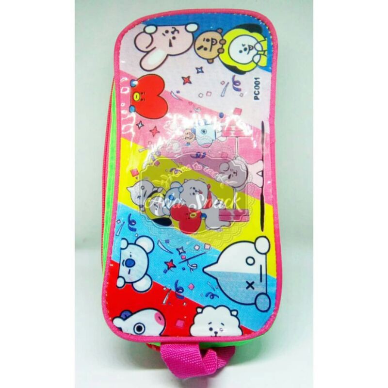 

Pouch Tempat Pensil Rainbow BTS BT21