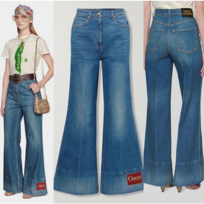 celana jeans olla label tag