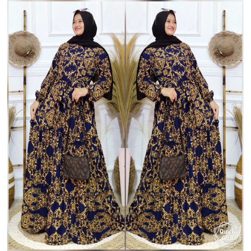 GAMIS MONALISA ORI MOTIF SULTAN