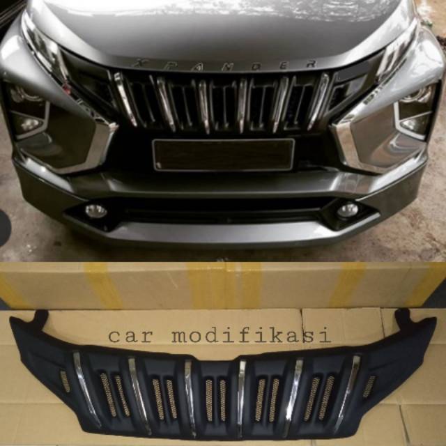 Grill Xpander model Apollo Hitam doff Lis Chrome Grill Apollo Xpander
