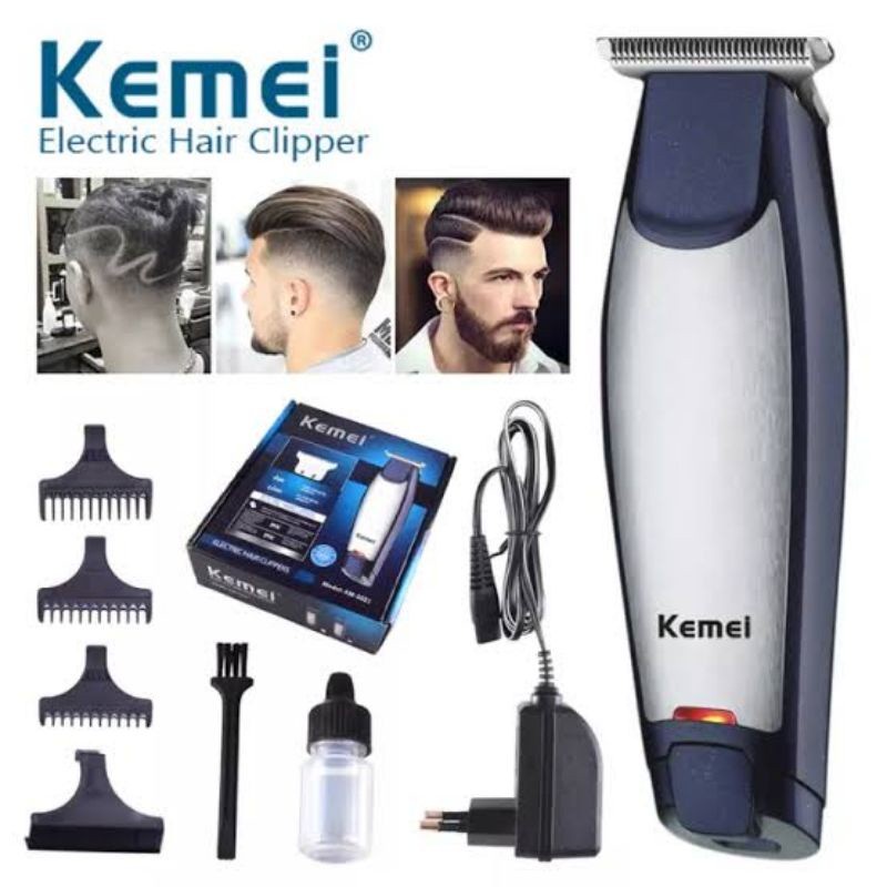 COD MESIN CUKUR RAMBUT Kemei Detailer KM-5021 Hair Clipper Trimmer Alat Mesin Cukur Rambut KEMEI KM-5021