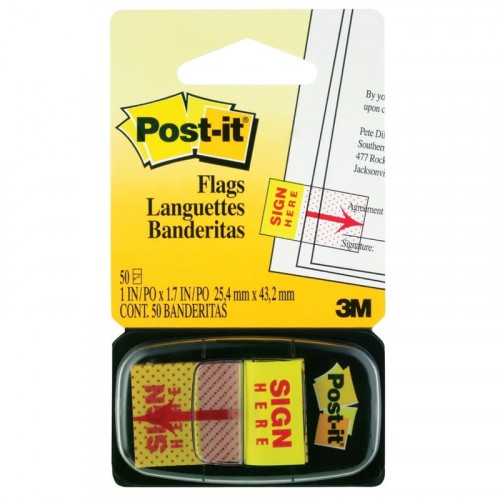 Post It 3M Sign Here 680 (PCS)