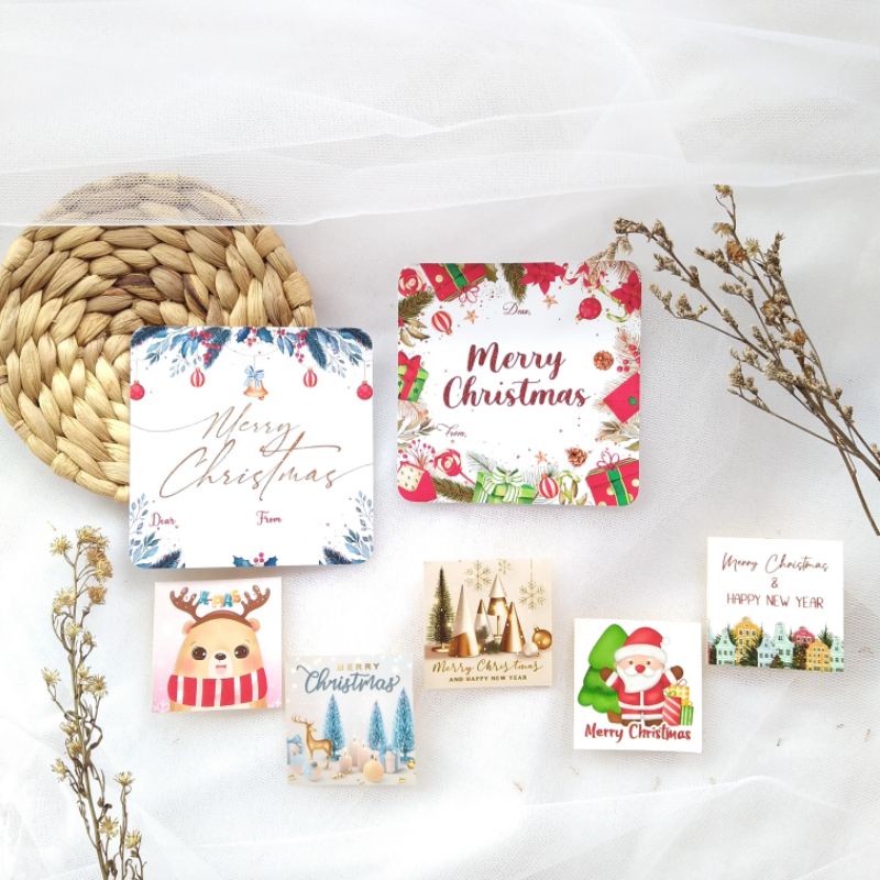 

Stiker Merry Christmas Stiker Natal Hiasan Natal Gretting Card Christmas 2