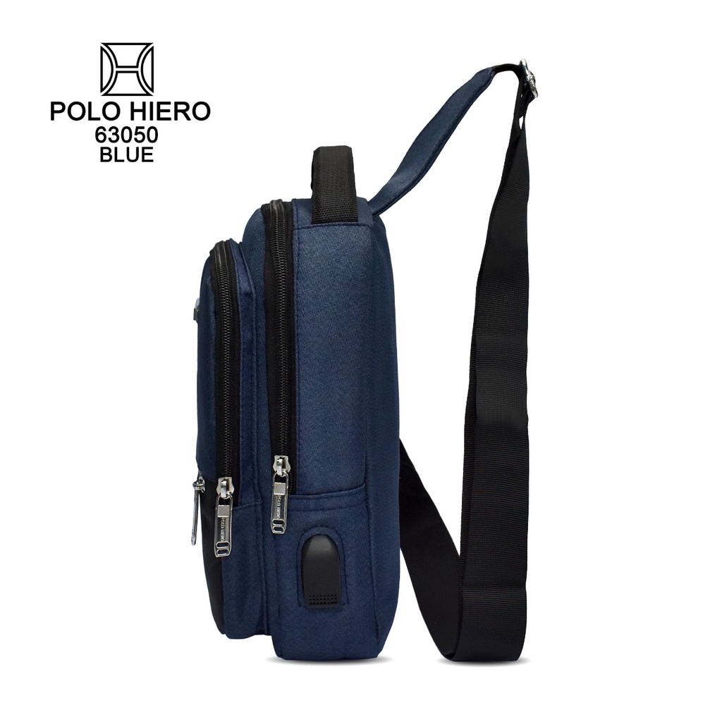 Tas Selempang Polo Hiero 63050 Tas Dada Cowok Tas Slingbag Tas Selampang Pria Tas Bahu