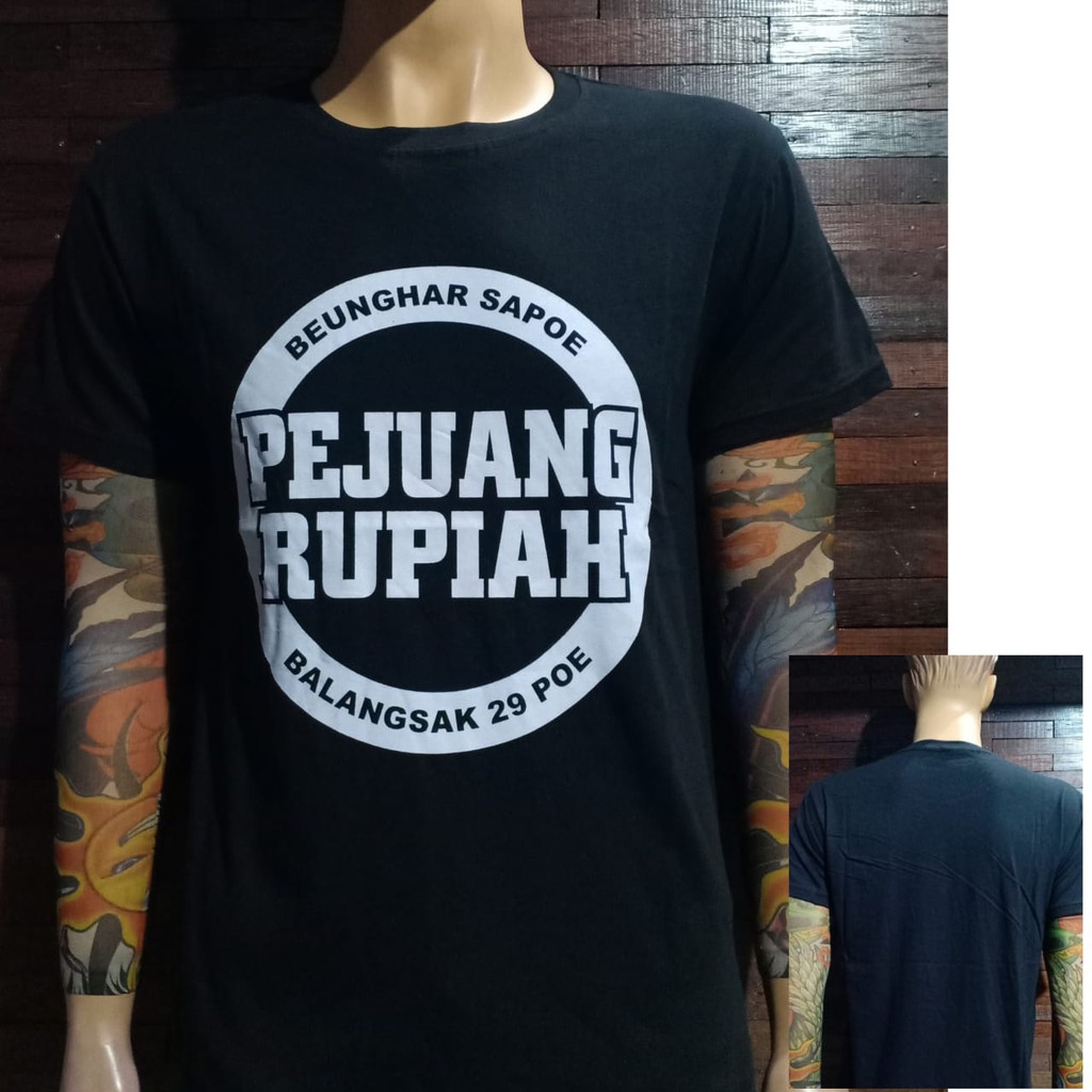 KAOS DISTRO PEJUANG RUPIAH SUNDA