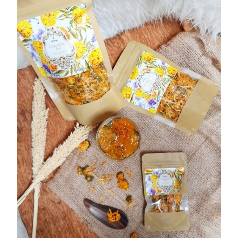 

CALENDULA TEA - [PREMIUM] - TEH BUNGA CALENDULA (100gr)