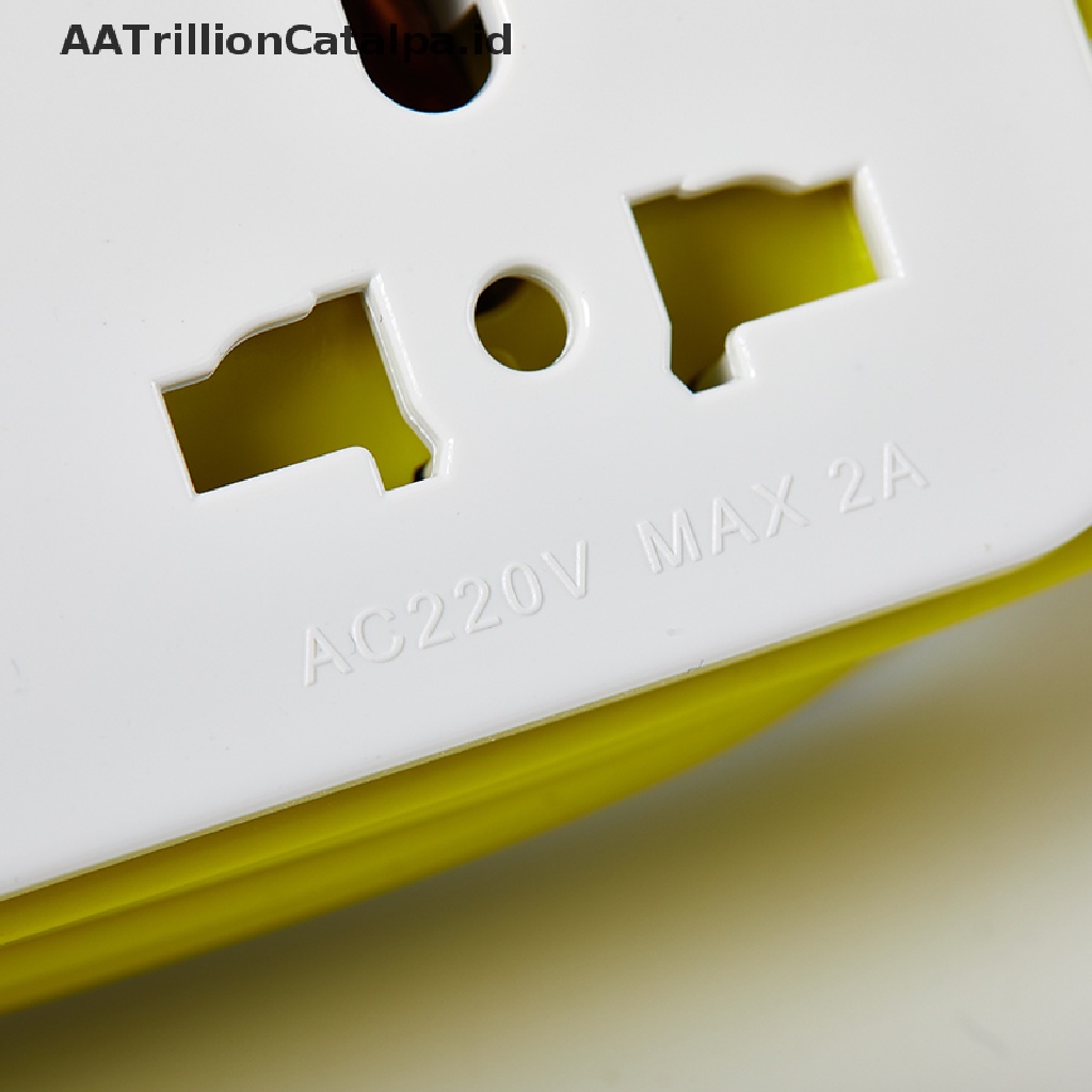 Aatrillioncatalpa Kabel Extension Pelindung Power Strip 1.5M 2AC Outlets 4 Port Usb