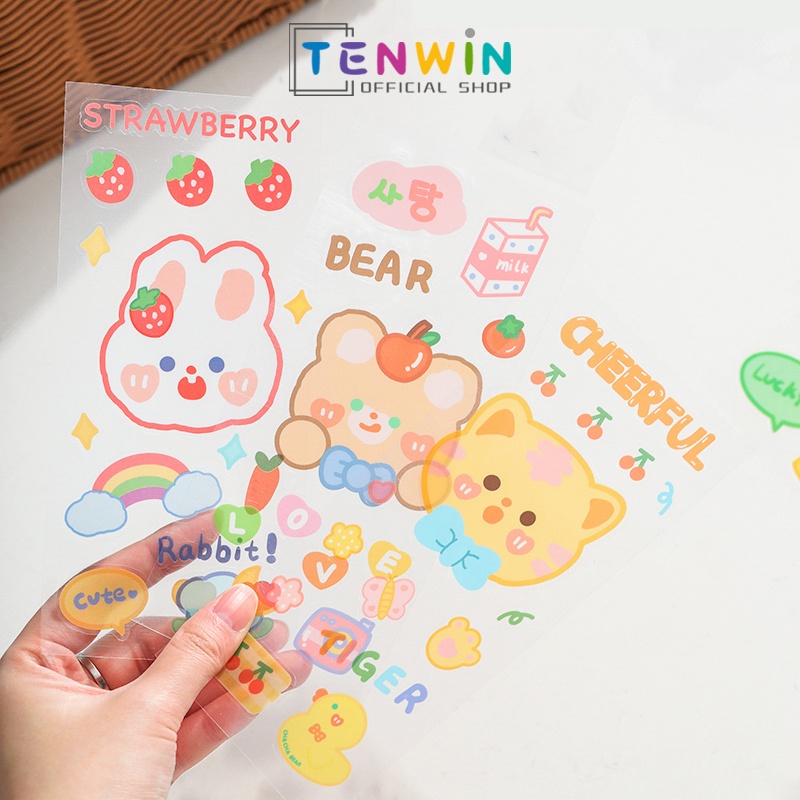 

Cute Sticker/ Sticker Momo Aesthetic Stiker Buku Diary Tumbr Botol Lucu-Teniwn