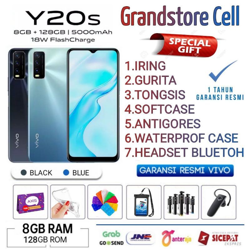 VIVO Y20S RAM 8/128 | VIVO Y20 S RAM 6/128 GB GARANSI RESMI VIVO INDONESIA