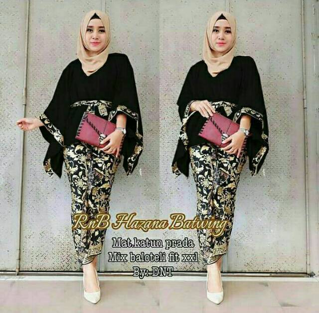 RNB HAZANA BATWING RNB BATIK WANITA