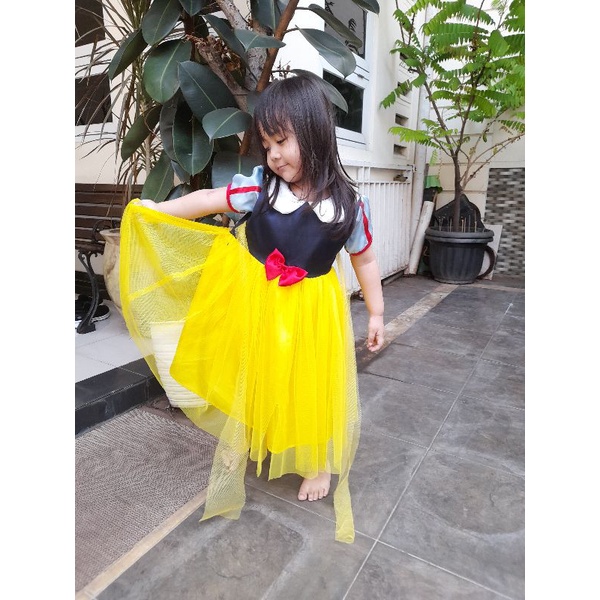Dress anak murah | gaun princess snow white | baju pesta anak | kostum disney snow white | baju pest
