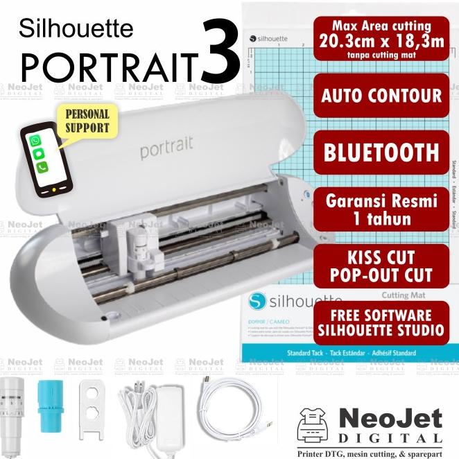 

Mesin Cutting Sticker Stiker Sablon Silhouette Cameo Mini Portrait 1