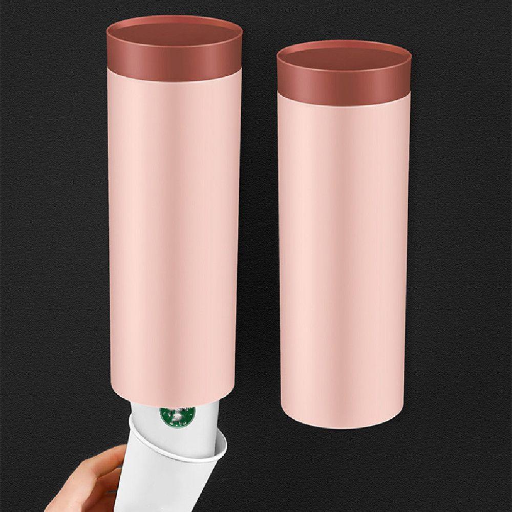 POPULAR Populer Cup Dispenser Home Perekat Tempel Dinding Dengan Tempel Disposable Cups Holder