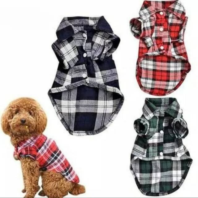 Pet Clothes &quot;KEMEJA CLASSIC&quot; Baju Kucing Anjing