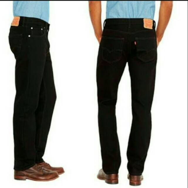 CELANA JEANS PANJANG PRIA LEVIS PRIA REGULAR,LEVIS PRIA/JEANS PRIA HITAM PEKAT (BLACK) MURAH