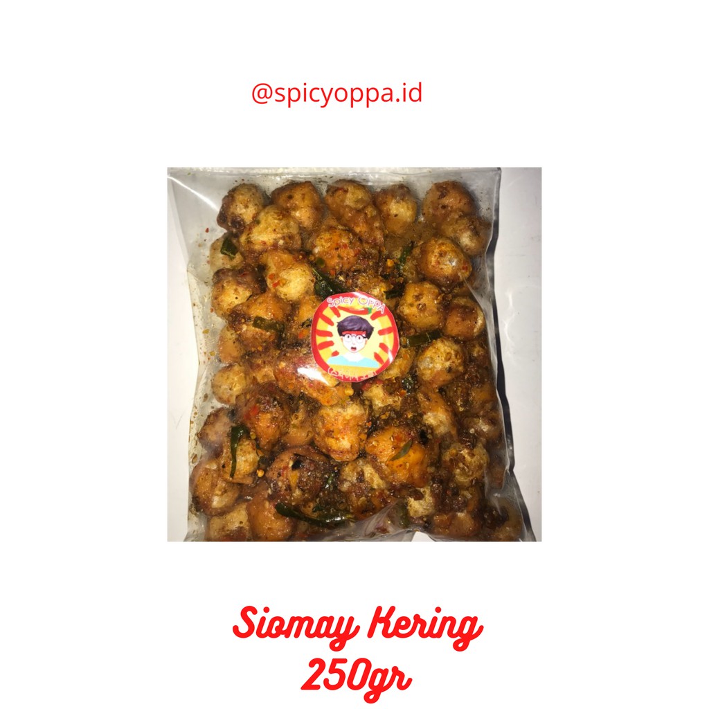 

Siomay kering Cabai Gangsai 250gr