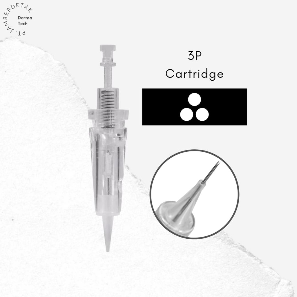 Jarum nano jarum 12 pin jarum 36 pin 1 pin 3 pin buat bb glow mts sulam alis bibir-3R/3 PIN PUTIH