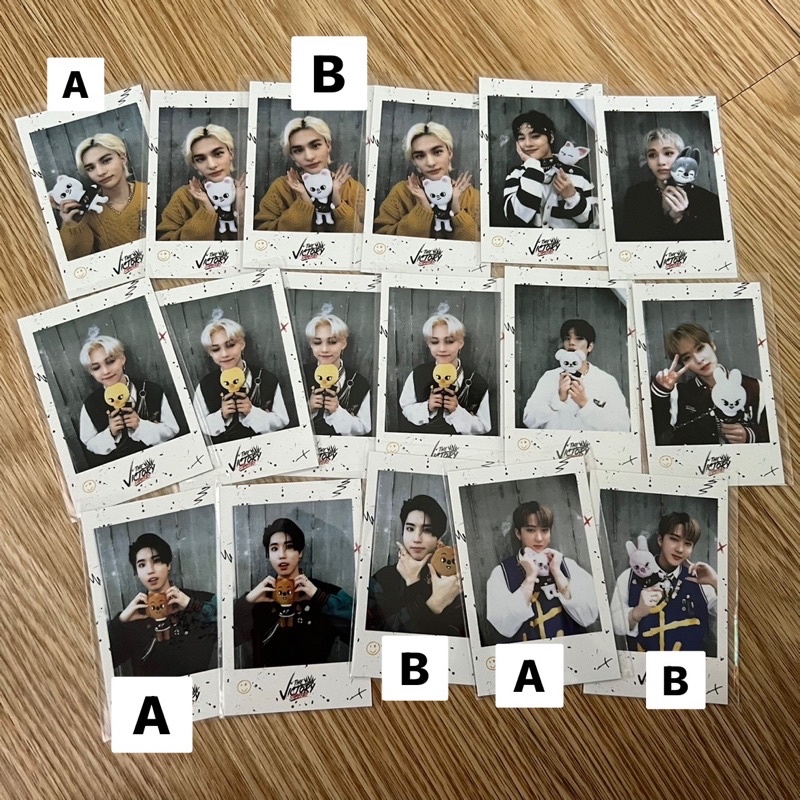 Polaroid POB Skzoo Pop Up Store Lee Know Felix Changbin Hyunjin Han Stray Kids